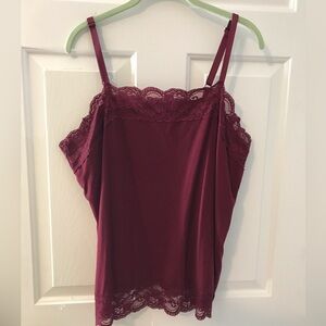 Cato Women Lace Trim tank top size 18/20W